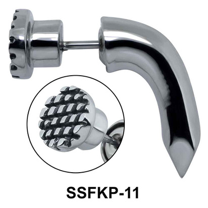 Screw Shaped Big Stud Earrings SSFKP-11